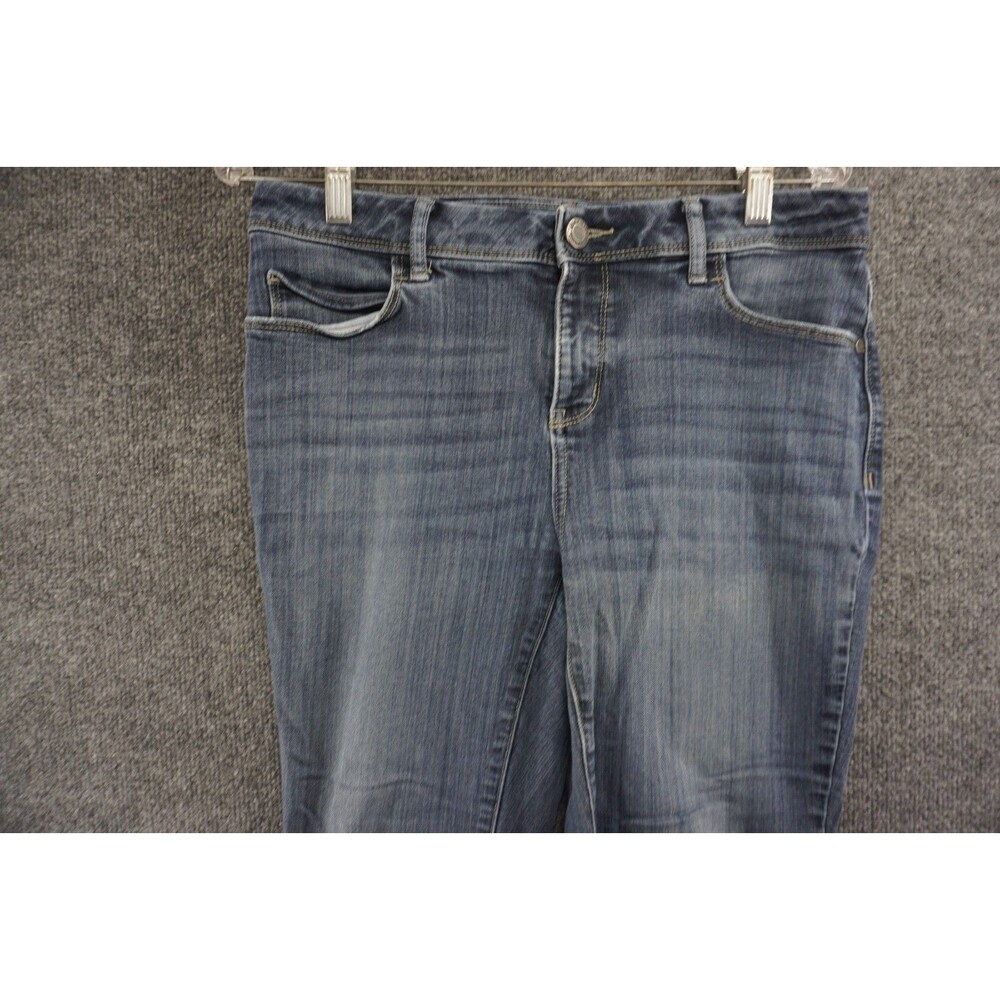 Simply Vera Vera Wang Skinny Jeans 10 Stretch Denim Blue - Picture 2 of 11